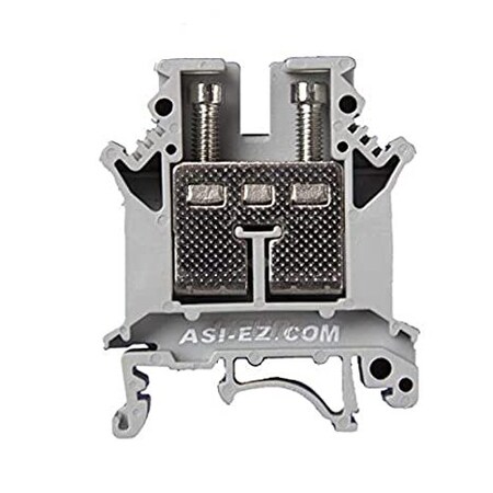 Automation Systems Interconnect Feed Through Terminal Block, 12.2mm Wide, UL Ratings 22-4 AWG, 85 Amp, 600V, 50-PK ASIUK16N